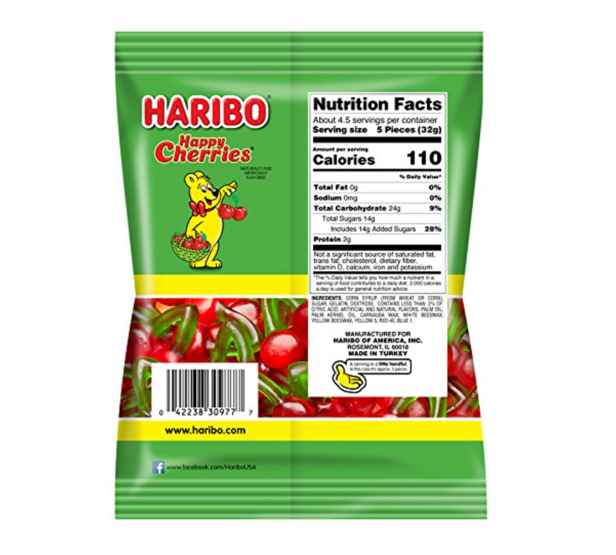 Haribo Cherry,4oz