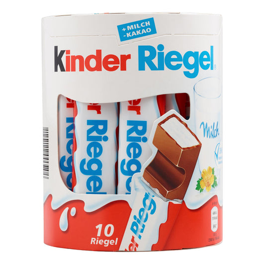 Kinder Riegel Milk Chocolate, 10 Bars