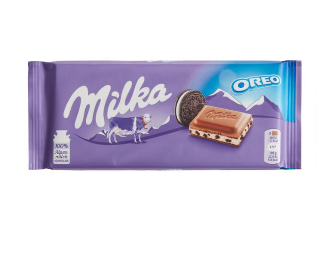 Milka Oreo Sandwich Chocolate Bar Candy Original German Chocolate