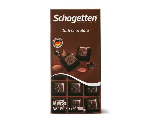 Schogetten Dark Chocolate, 18 Pieces