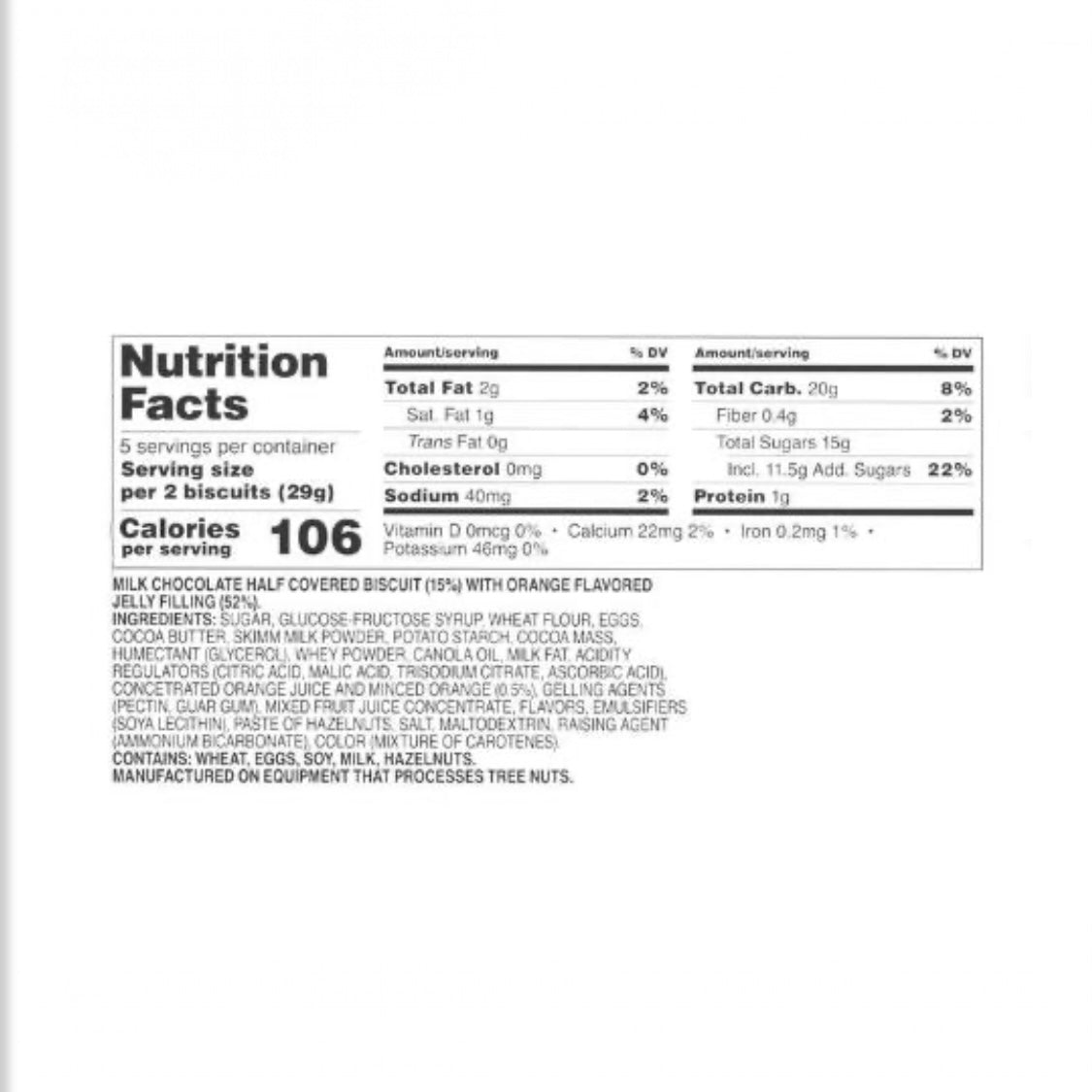 Milka Jaffa Choco Orange Jelly Cookies