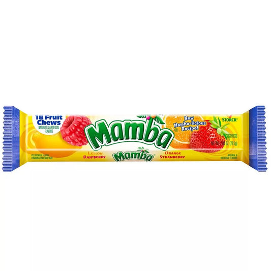 Mamba Fruit Chews, 18 pieces