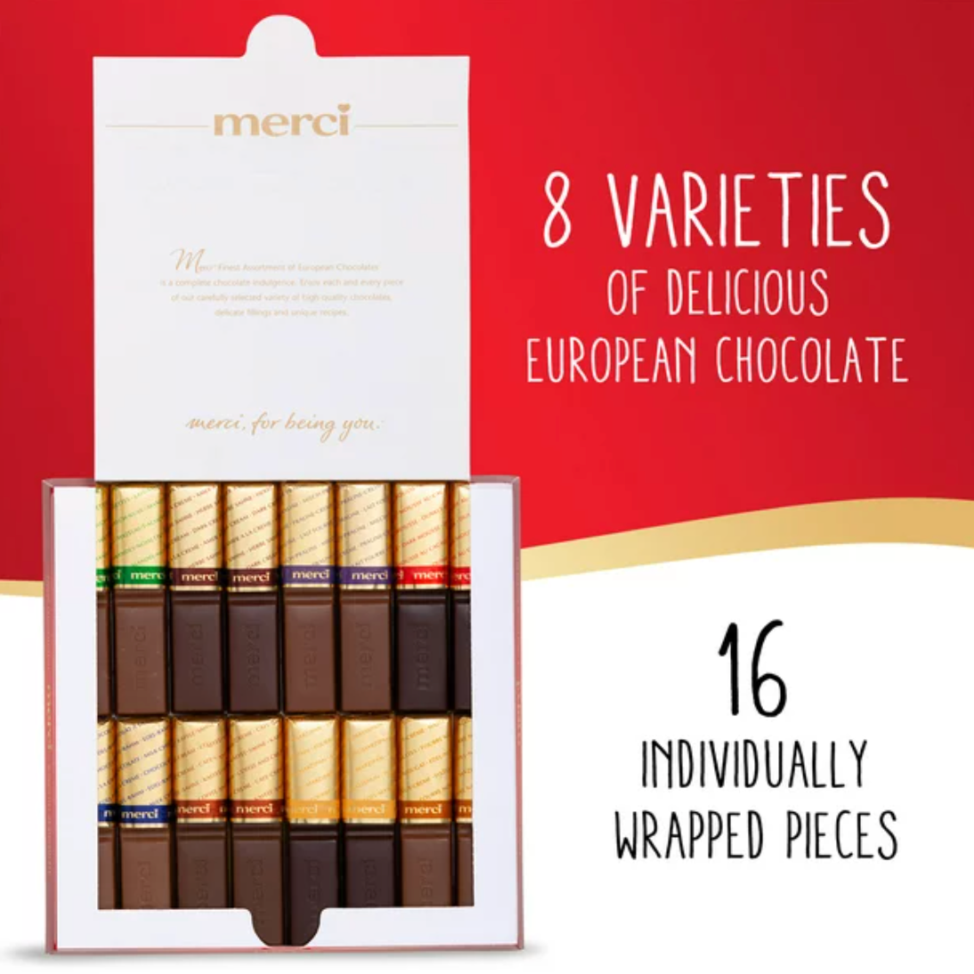 Merci, 16 pieces
