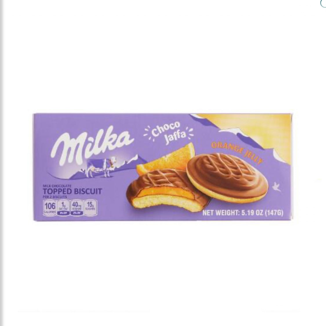 Milka Jaffa Choco Orange Jelly Cookies